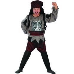 Skelet Piraat - Verkleedkleding - 7/9 jaar